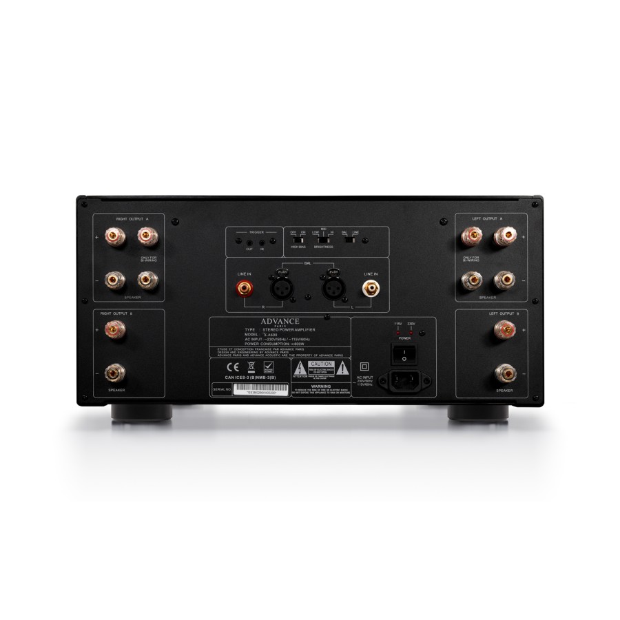 X-A600 Stereo power amplifier Black
