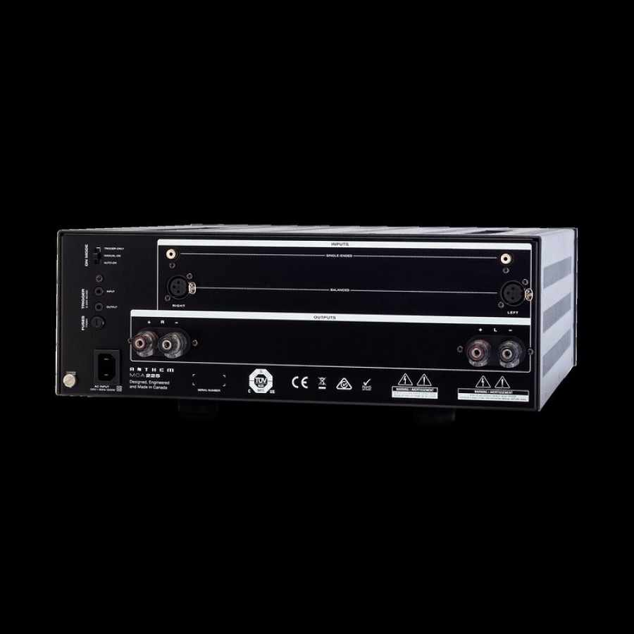 MCA 225V2 2 Channel Power Amplifier black