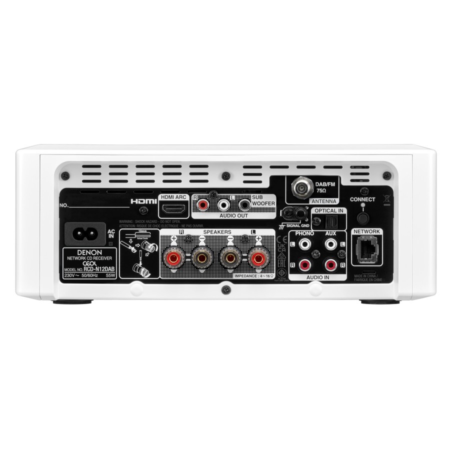 RCD-N12DAB CD Network Receiver white